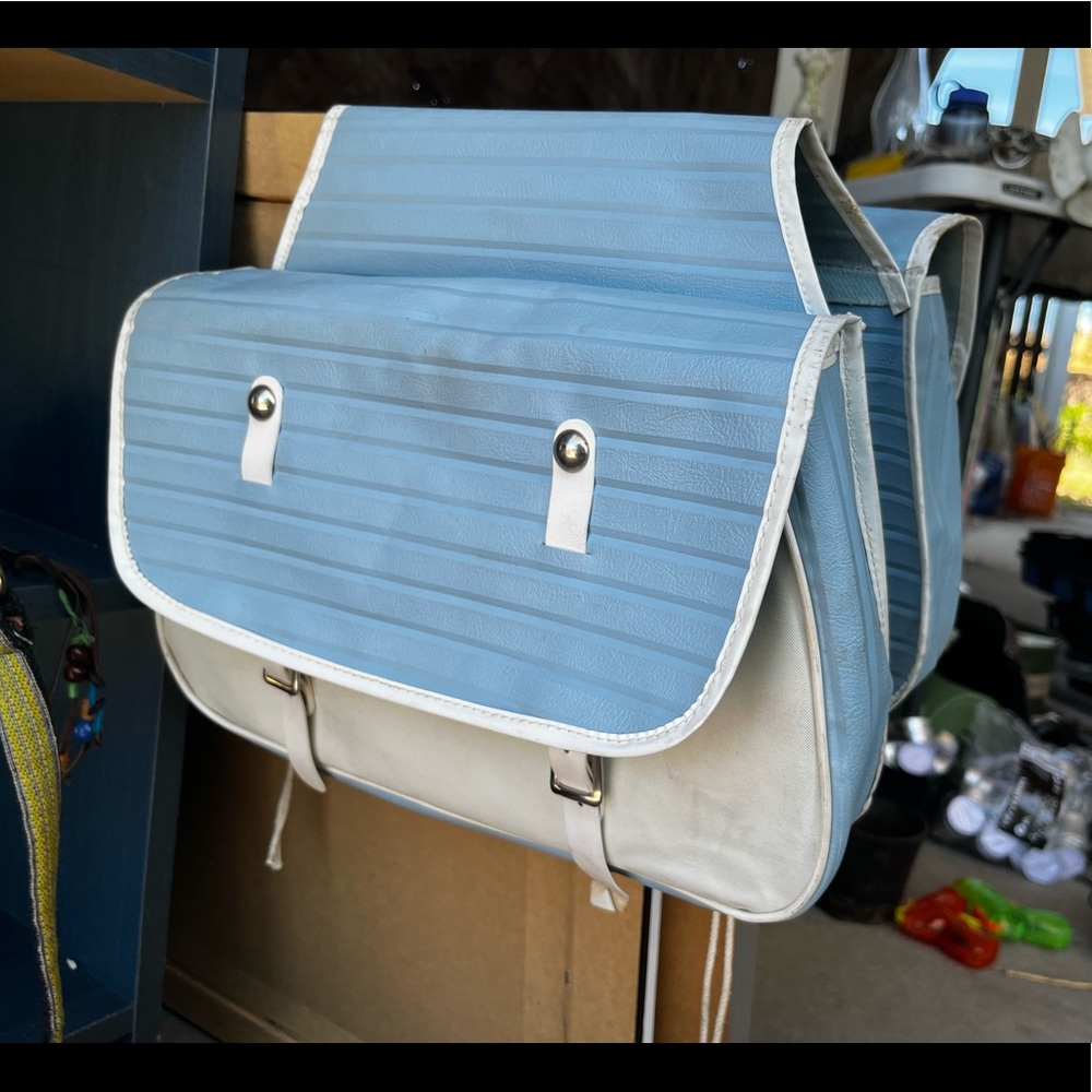 Vintage Pannier Bicycle Saddle Bags